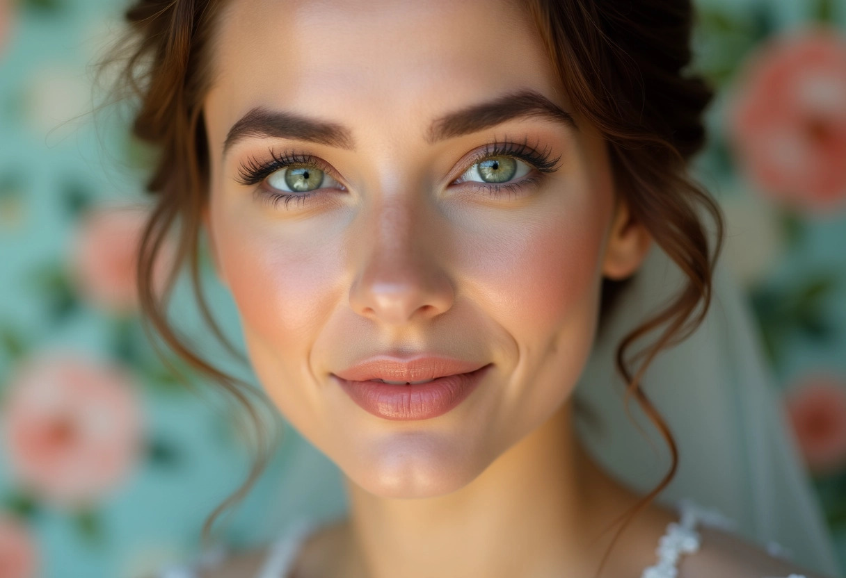 maquillage mariage yeux verts