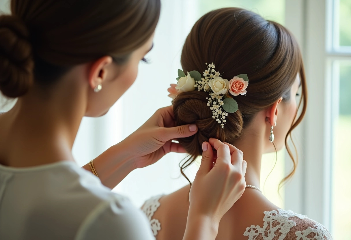 chignon mariage