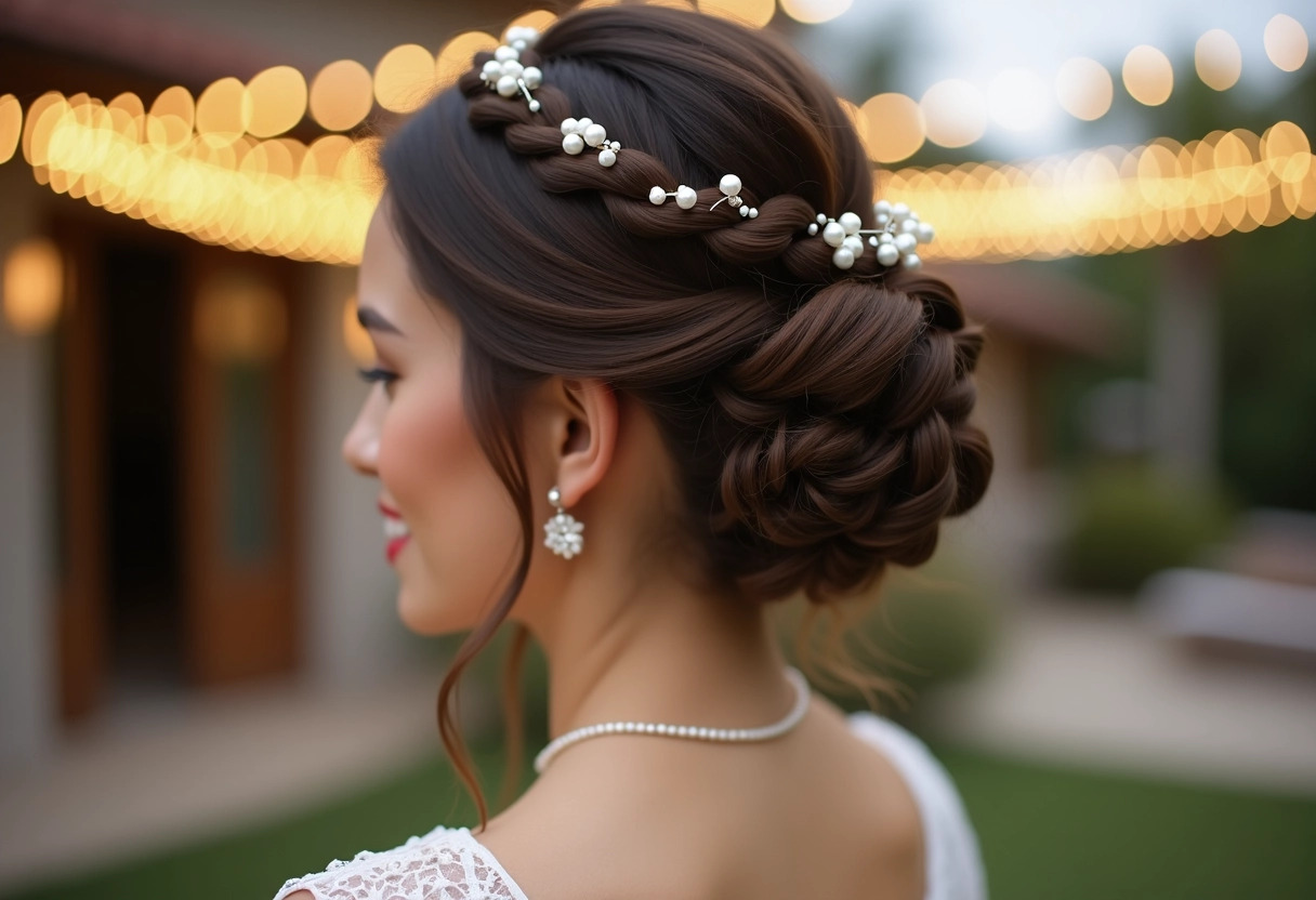 coiffure mariage tressée