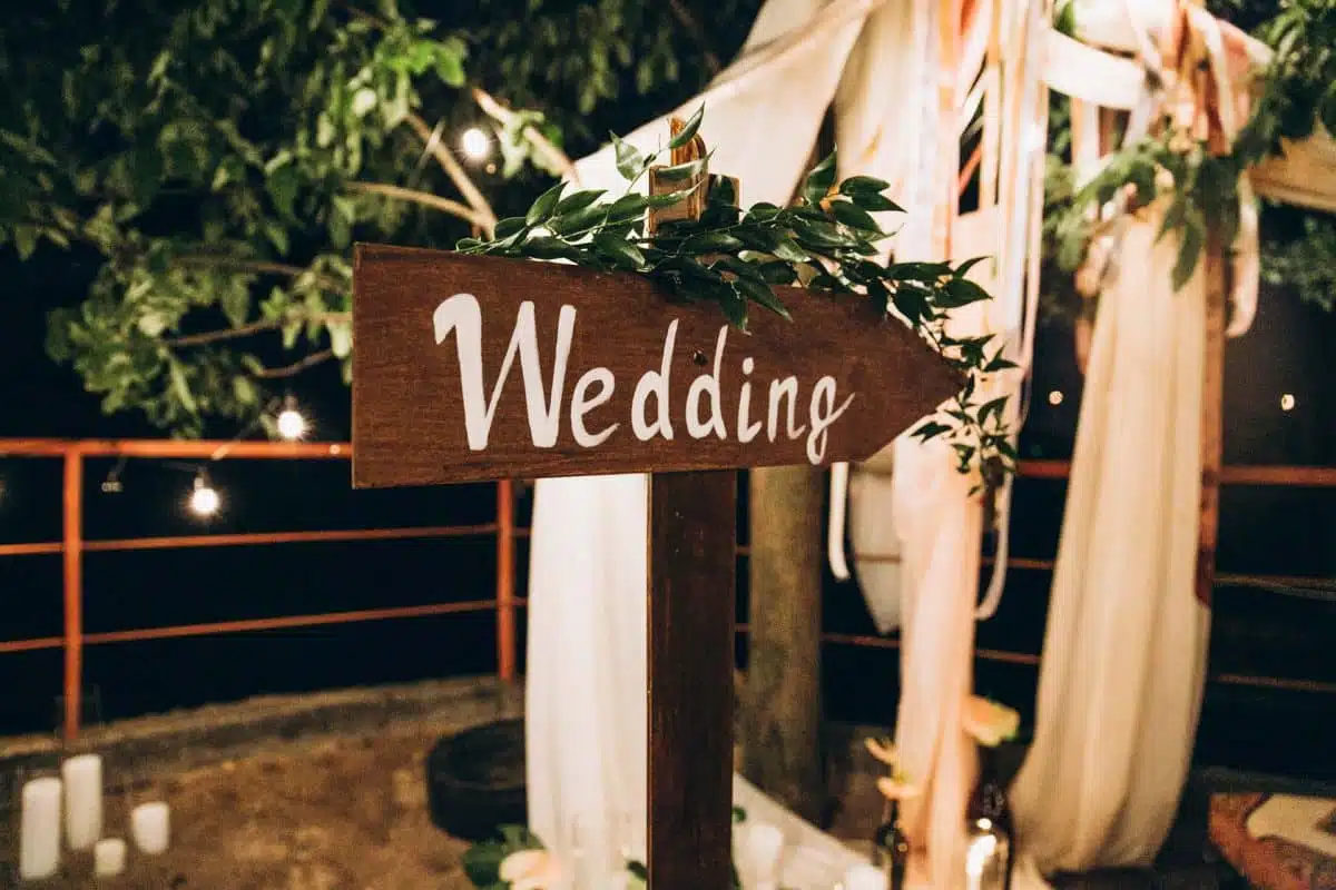 décoration de mariage à petit budget